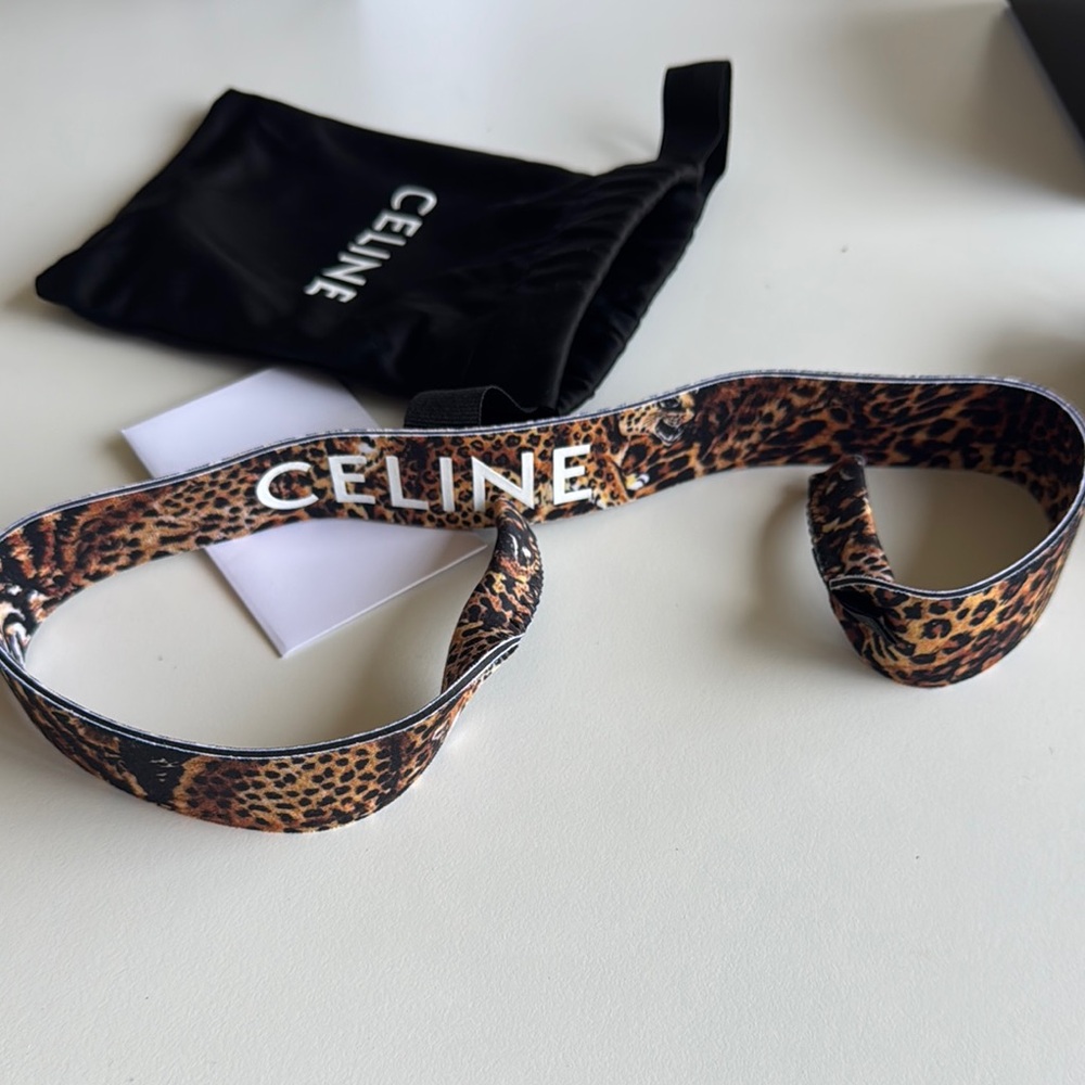 Celine Black Drawstring Pouch
